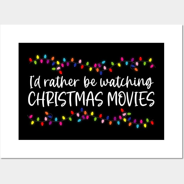 Christmas Movie Lights Wall Art by Amy Designs Co.